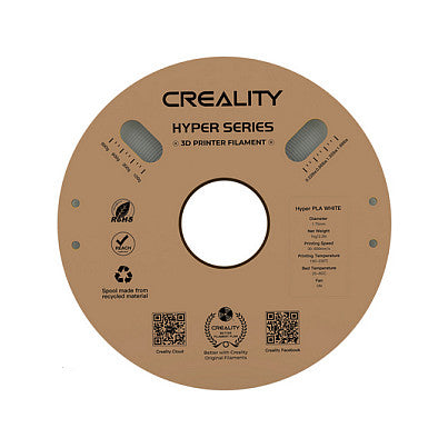 Creality Hyper PLA Filament White, 3D-Filament (wei, 1 kg, 1,75 mm, auf Rolle)