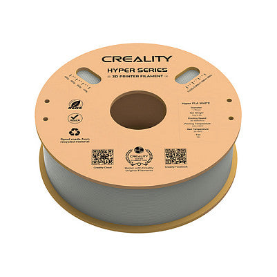 Creality Hyper PLA Filament White, 3D-Filament (wei, 1 kg, 1,75 mm, auf Rolle)