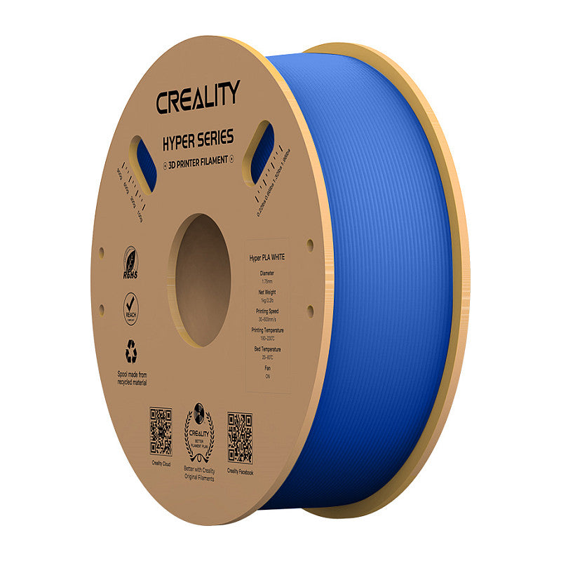 Creality Hyper PLA Filament Blue, 3D-Filament (blau, 1 kg, 1,75 mm, auf Rolle)