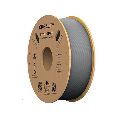 Creality Hyper PLA Filament Grey, 3D-Filament (grau, 1 kg, 1,75 mm, auf Rolle)