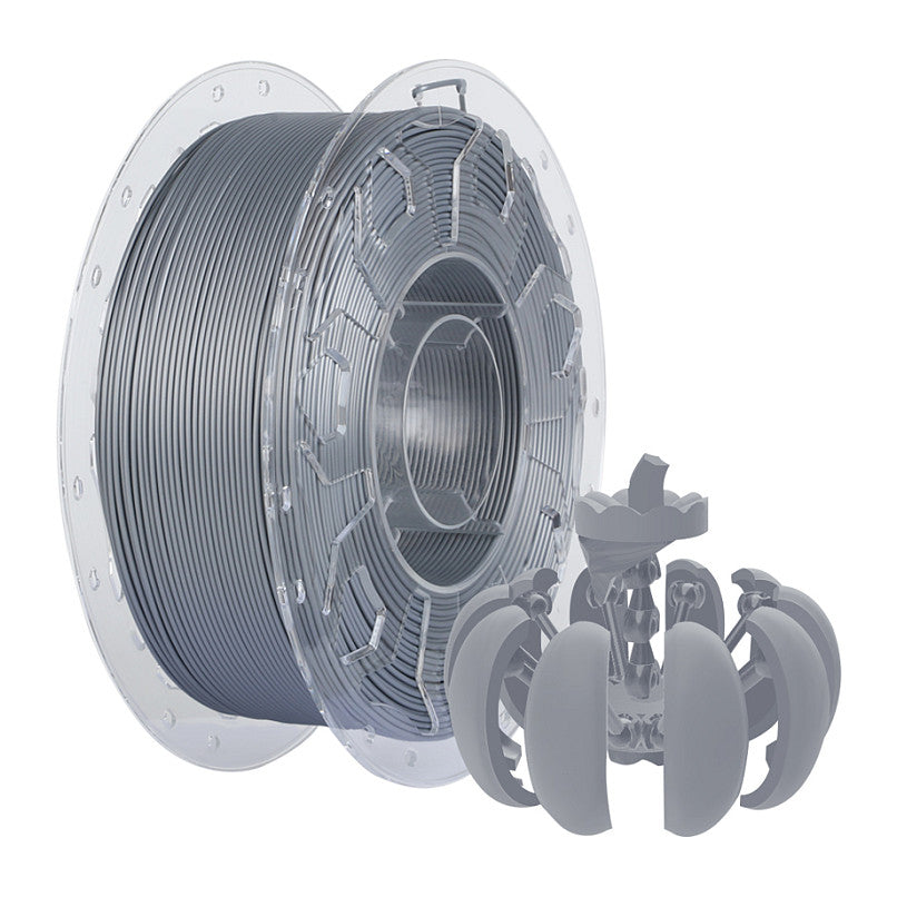 Creality CR PLA Filament Silber, 3D-Filament (1 kg, 1,75 mm, auf Rolle)