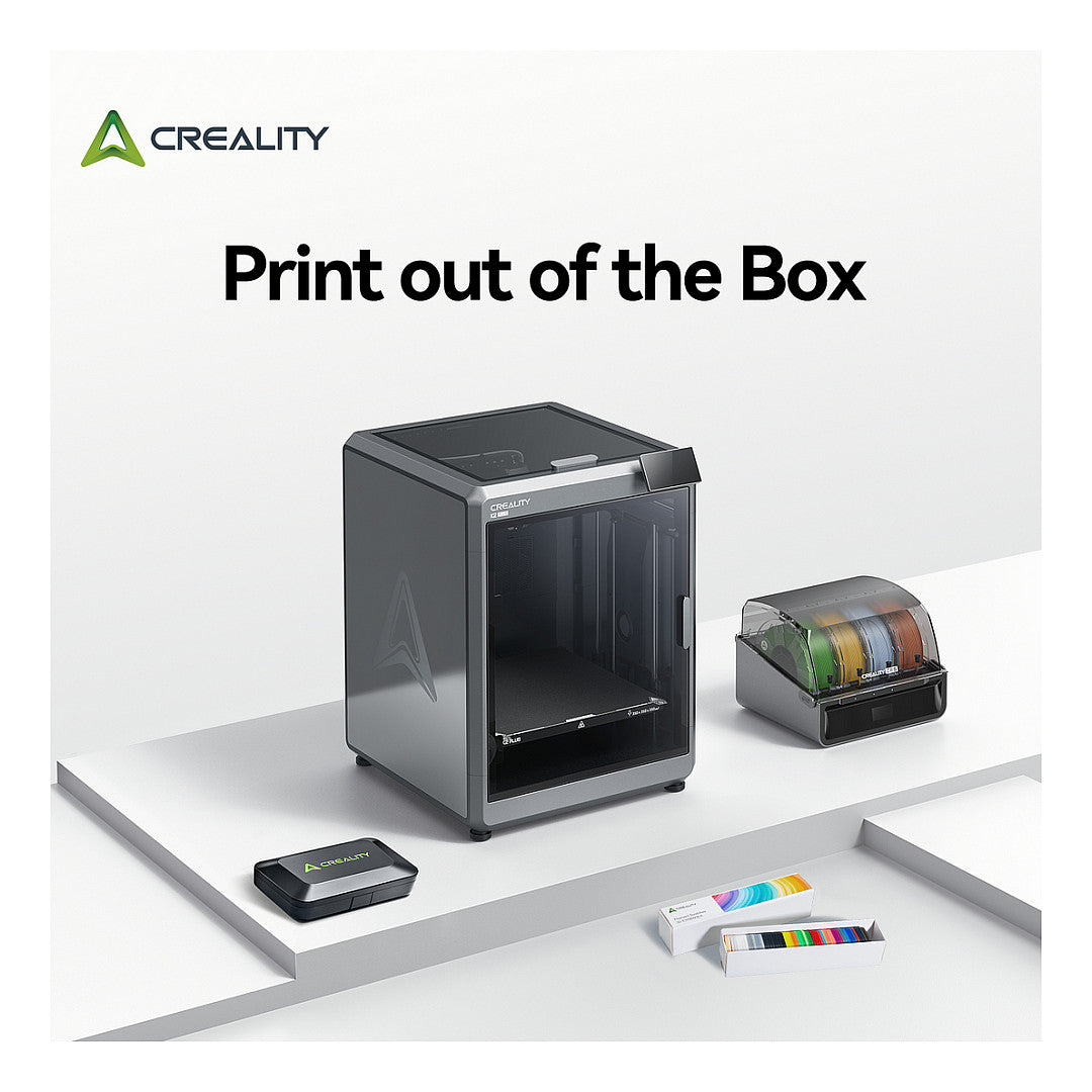 Creality K2 PLUS Combo, 3D-Drucker (inkl. CFS-System mit 4 Filamentfchern)