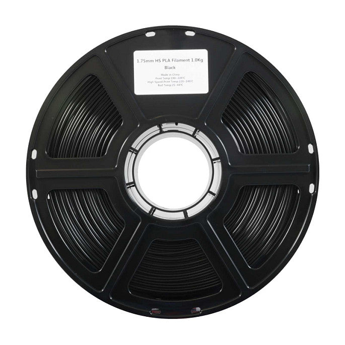 PLA HIGH SPEED 1,75mm BLACK 1kg