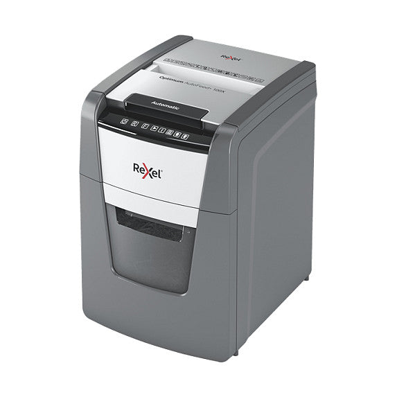 Rexel Optimum AutoFeed 100X Aktenvernichter mit Partikelschnitt