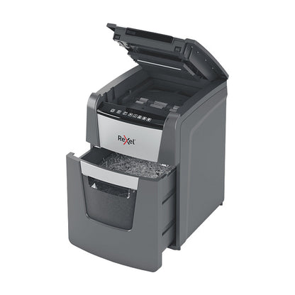 Rexel Optimum AutoFeed 100X Aktenvernichter mit Partikelschnitt