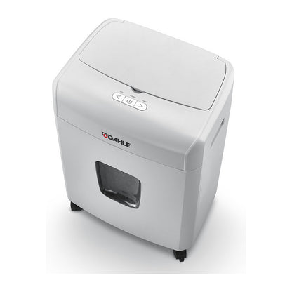 DAHLE ShredMATIC 90 Aktenvernichter mit Partikelschnitt bis 90 Blatt lichtgrau