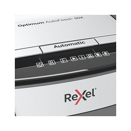 Rexel Optimum AutoFeed+ 50X Aktenvernichter mit Partikelschnitt