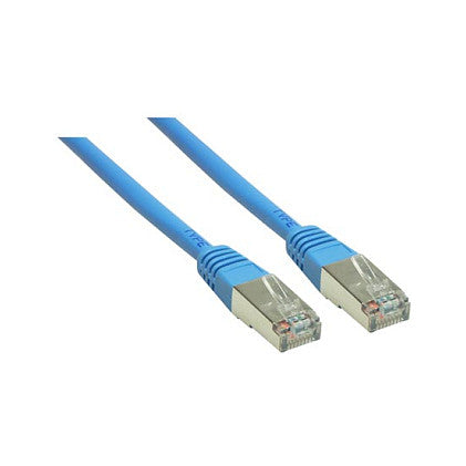 RNS® Patchkabel mit Rastnasenschutz, Cat. 6, S/FTP, PiMF, PVC, 250MHz, blau, 10m, Good Connections®