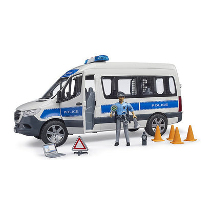 BRUDER MB Sprinter Polizei Einsatzfahrzeug mit Light & Sound Modul