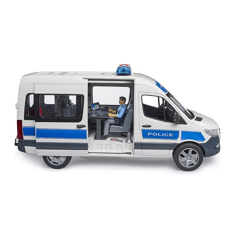 BRUDER MB Sprinter Polizei Einsatzfahrzeug mit Light & Sound Modul