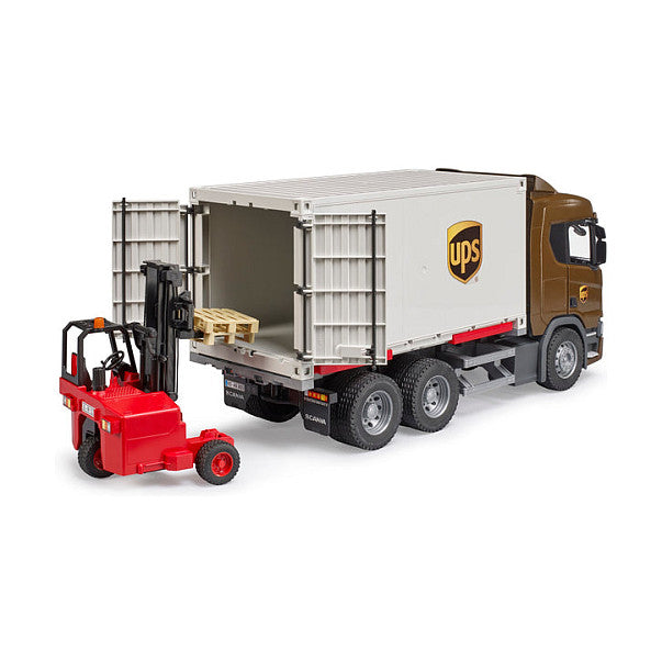 Bruder SCANIA Super 560R UPS Logistics Truck - LKW - 3 Jahr(e) - Acrylnitril-Butadien-Styrol (ABS) - Mehrfarbig