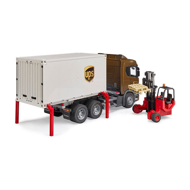 Bruder SCANIA Super 560R UPS Logistics Truck - LKW - 3 Jahr(e) - Acrylnitril-Butadien-Styrol (ABS) - Mehrfarbig