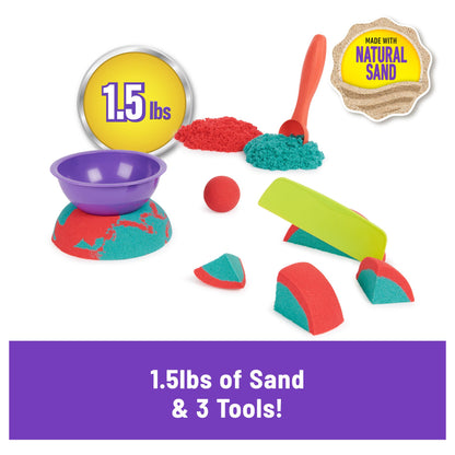 Spinmaster Kinetic Sand - Mold n? Flow Set (680 Gramm Sand)