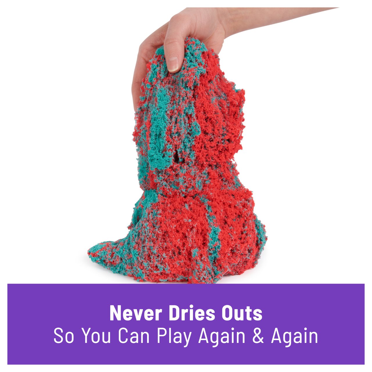 Spinmaster Kinetic Sand - Mold n? Flow Set (680 Gramm Sand)