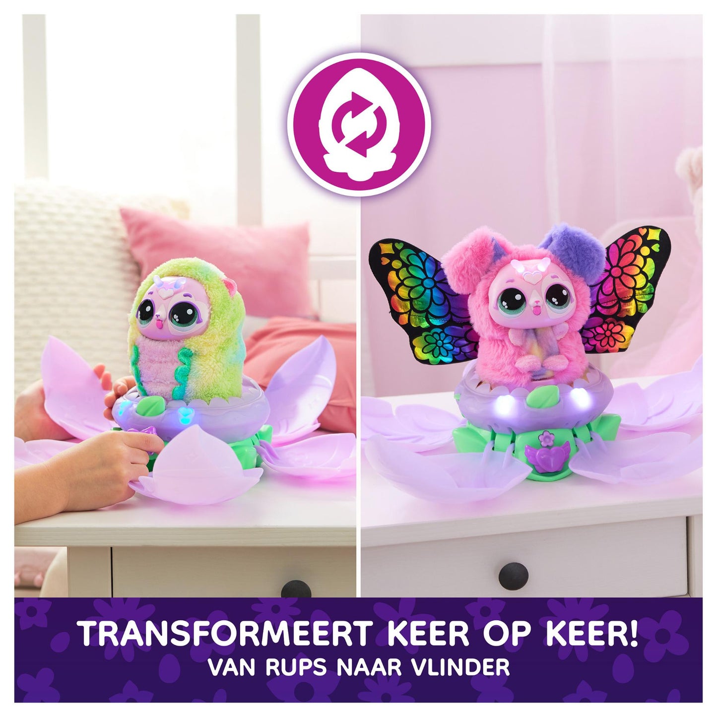 Spinmaster Bloomables von Hatchimals - Puppyfly
