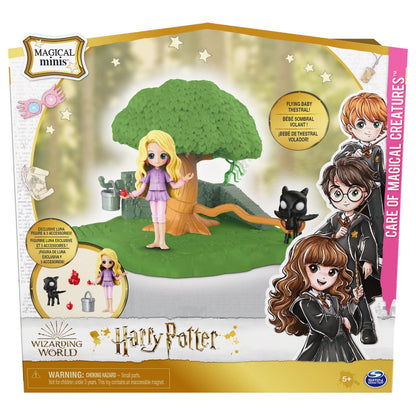 Spinmaster Wizarding World Harry Potter - Hogwarts Pflege magischer Geschpfe Spielset (mit exklusiver Luna Lovegood Sammelfigur)