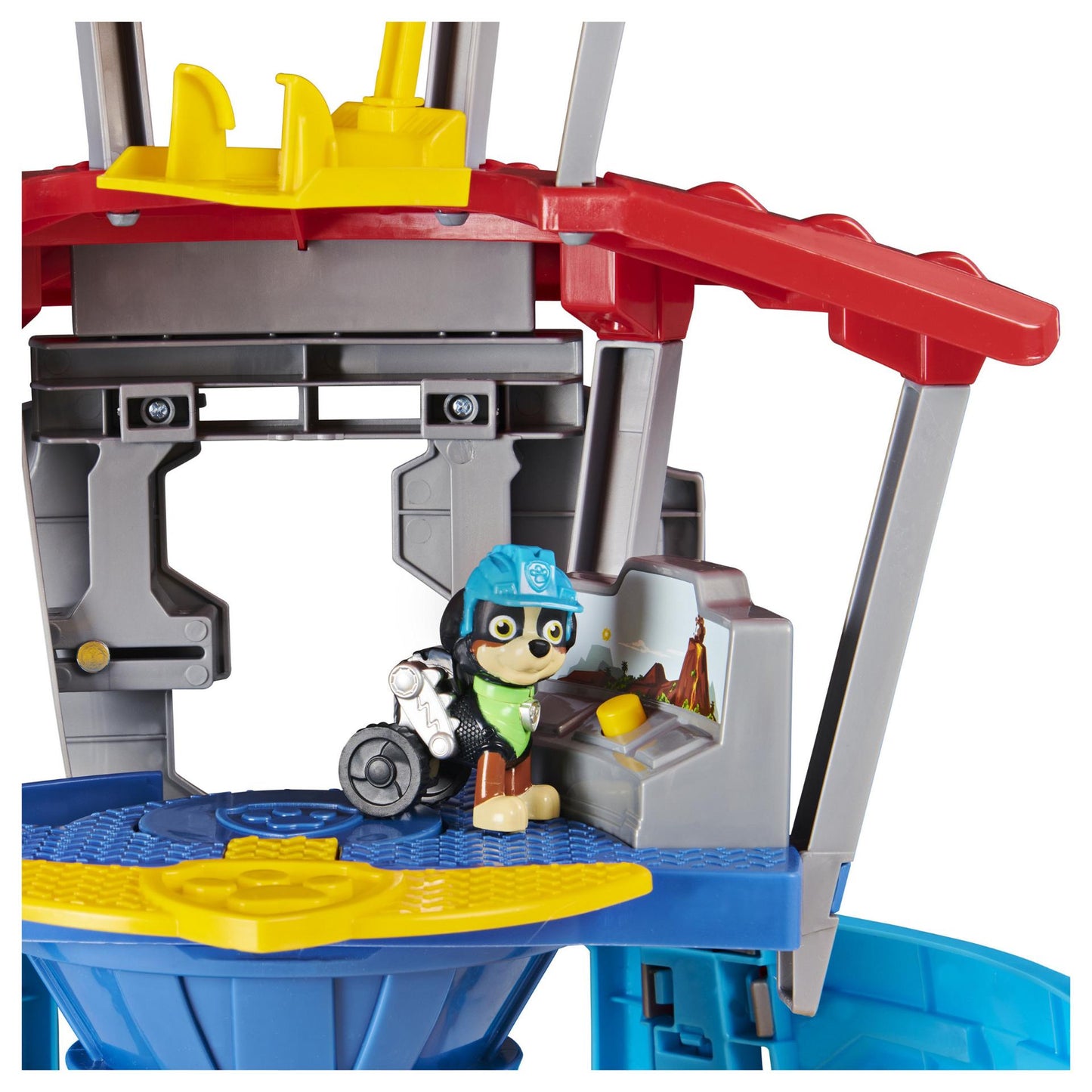 Spinmaster Paw Patrol - Dino Hauptquartier (Inkl. Basis Fahrzeug, Rex Welpen-Figur)