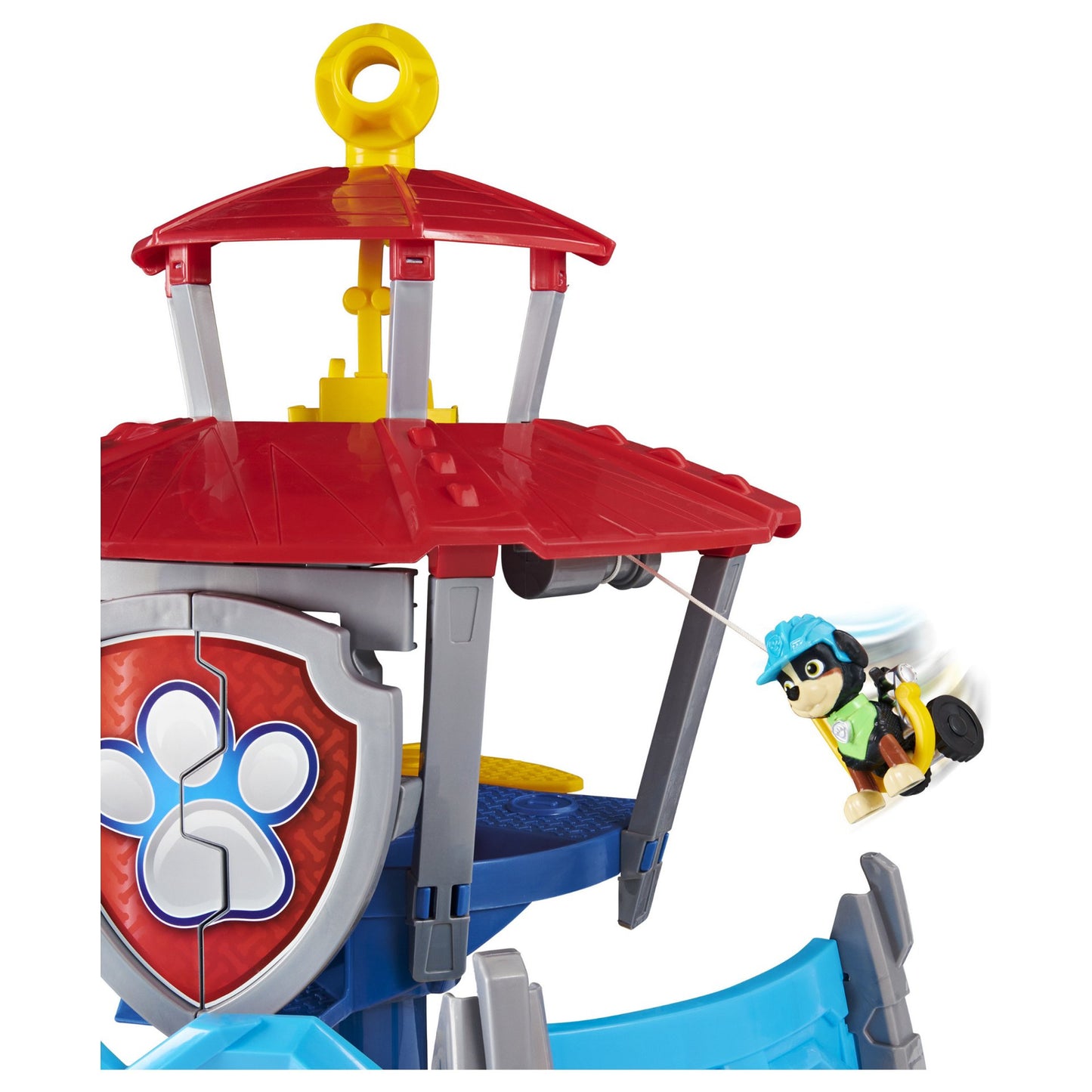 Spinmaster Paw Patrol - Dino Hauptquartier (Inkl. Basis Fahrzeug, Rex Welpen-Figur)