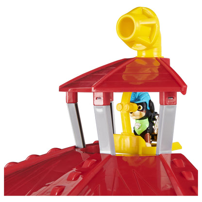 Spinmaster Paw Patrol - Dino Hauptquartier (Inkl. Basis Fahrzeug, Rex Welpen-Figur)