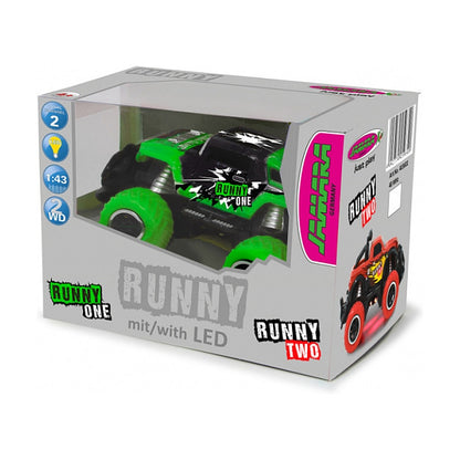 JAMARA Runny One - Monstertruck - Elektromotor - 1:43 - Fahrbereit (RTD) - Grün - Kunststoff