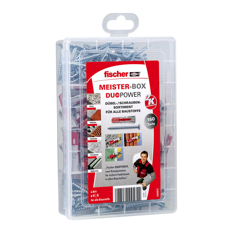 Fischer MeisterBox DuoPower + Schrauben