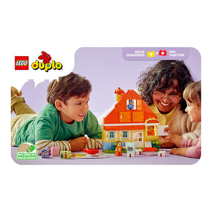 LEGO 10459 DUPLO Bluey Blueys Familienhaus mit Memory-Spiel