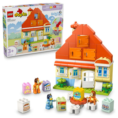 LEGO 10459 DUPLO Bluey Blueys Familienhaus mit Memory-Spiel