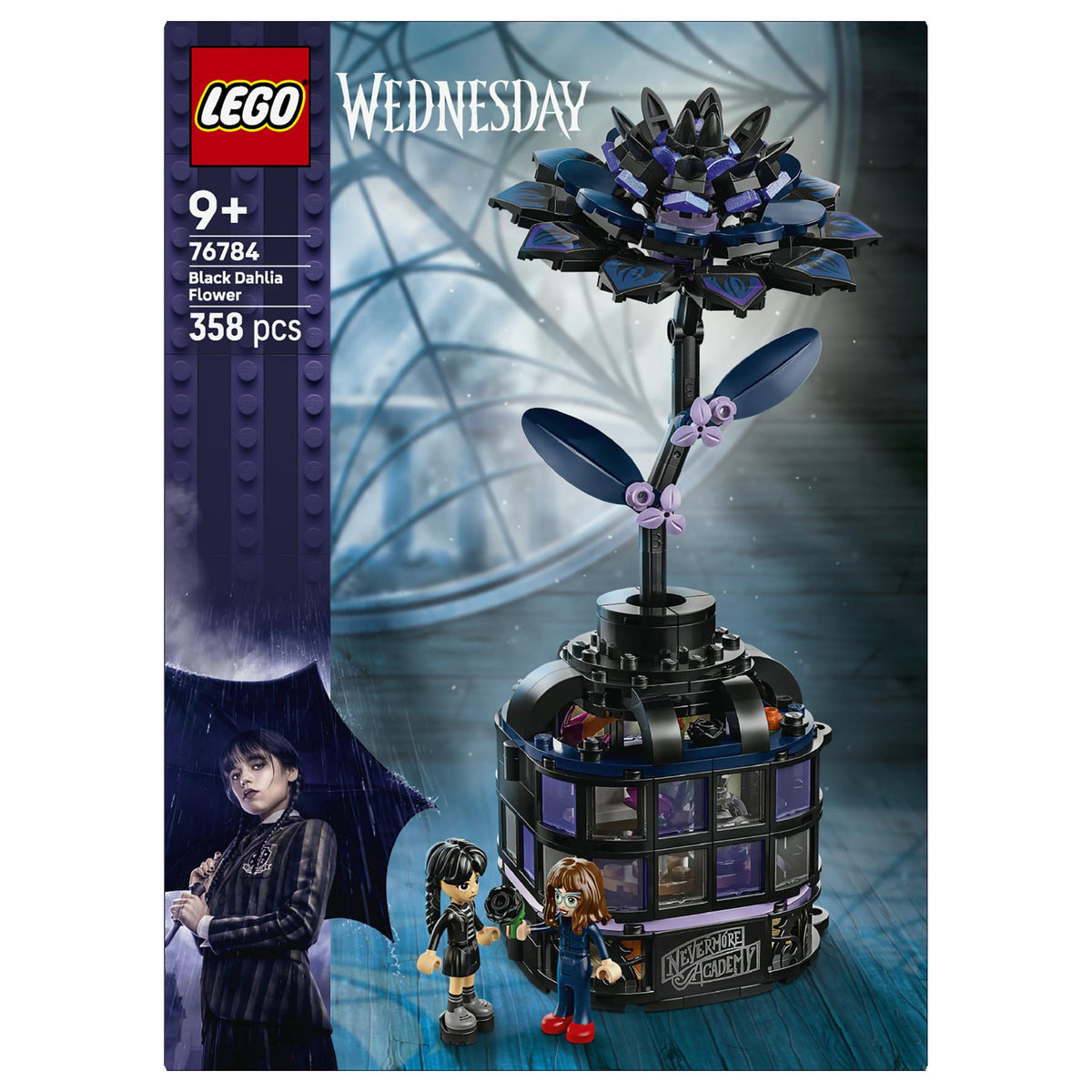 LEGO 76784 Wednesday Schwarze Dahlie