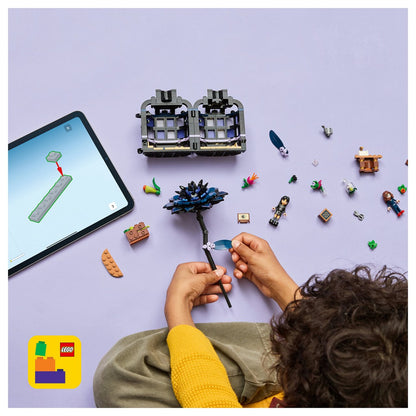LEGO 76784 Wednesday Schwarze Dahlie