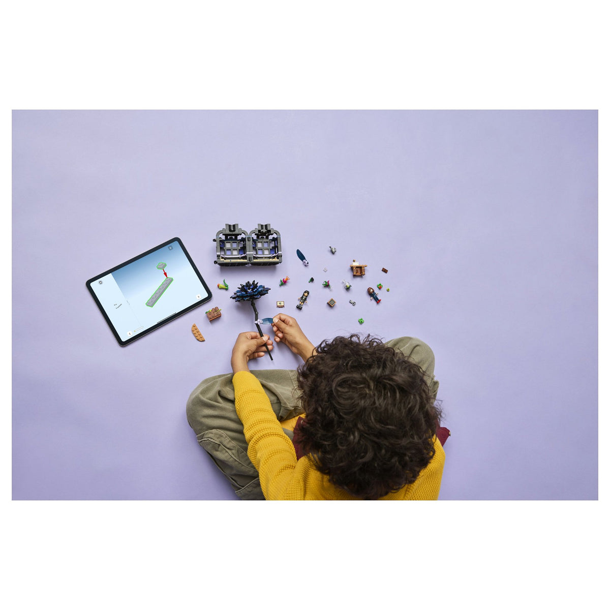 LEGO 76784 Wednesday Schwarze Dahlie
