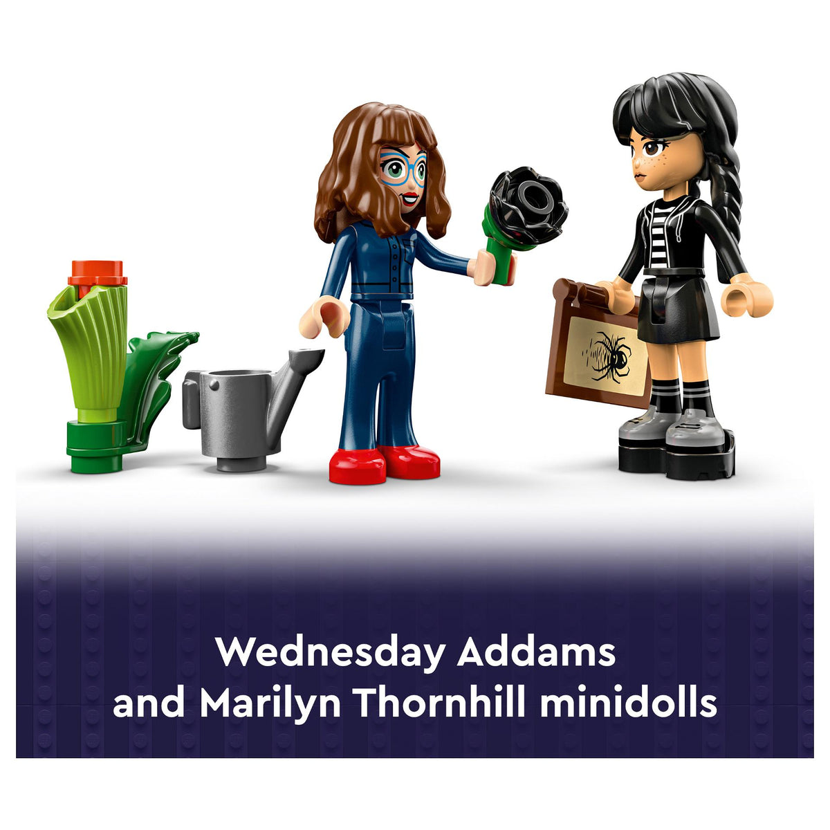 LEGO 76784 Wednesday Schwarze Dahlie