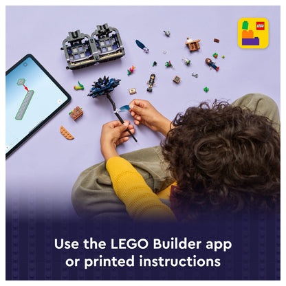 LEGO 76784 Wednesday Schwarze Dahlie