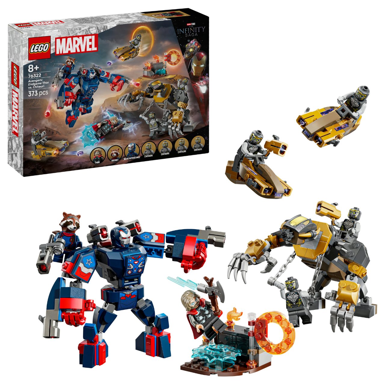 LEGO 76322 Marvel Super Heroes Avengers: Endgame Thor vs. Chitauri