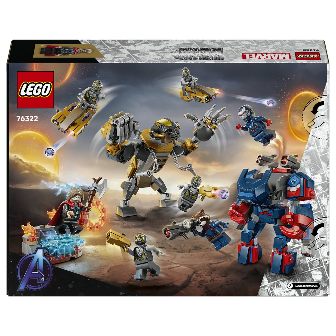 LEGO 76322 Marvel Super Heroes Avengers: Endgame Thor vs. Chitauri