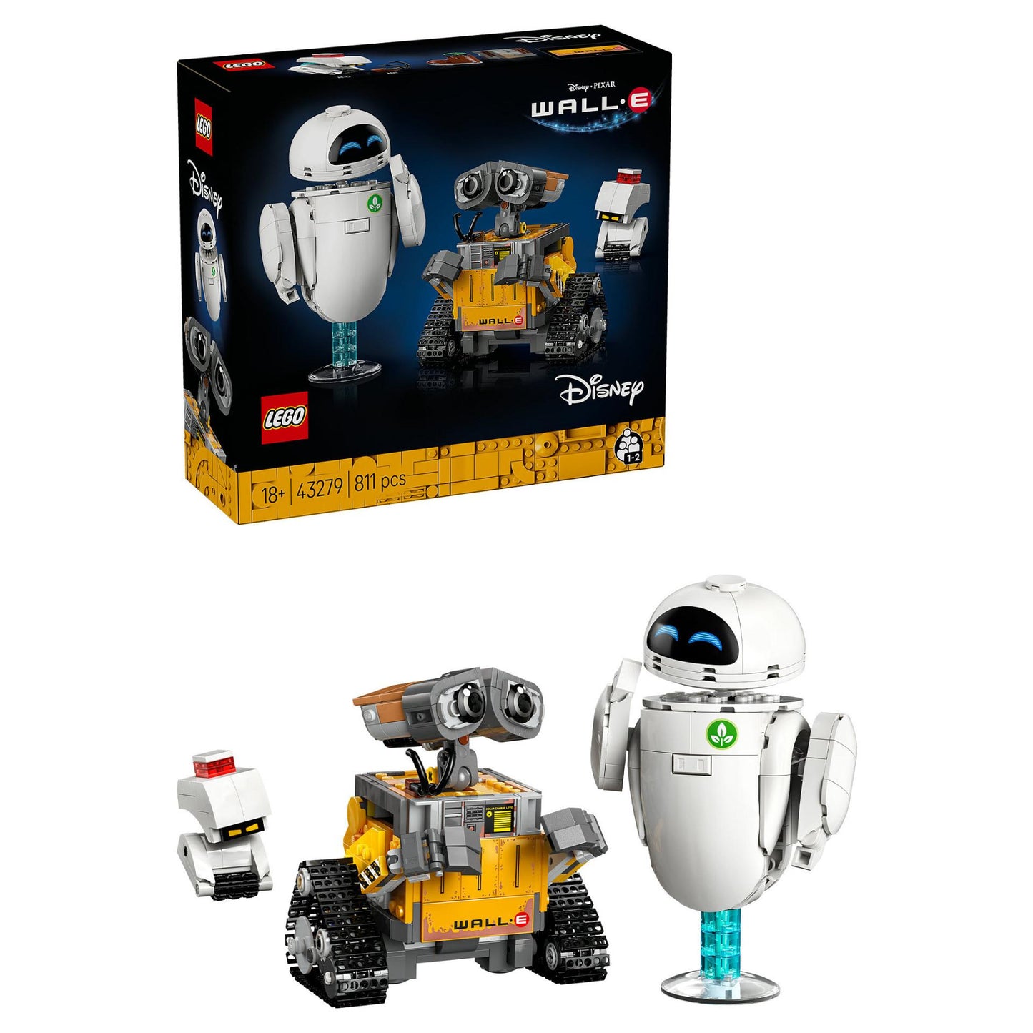 LEGO 43279 Disney Pixar WALL-E und EVE