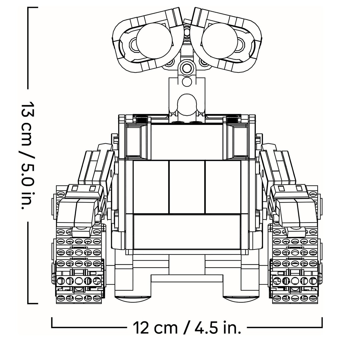 LEGO 43279 Disney Pixar WALL-E und EVE