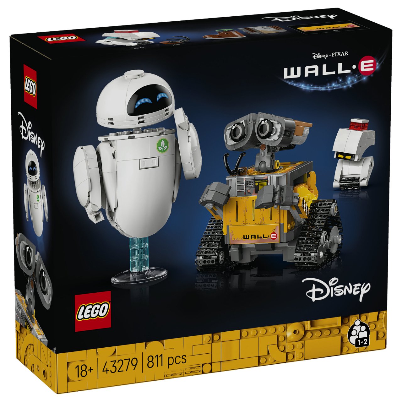 LEGO 43279 Disney Pixar WALL-E und EVE