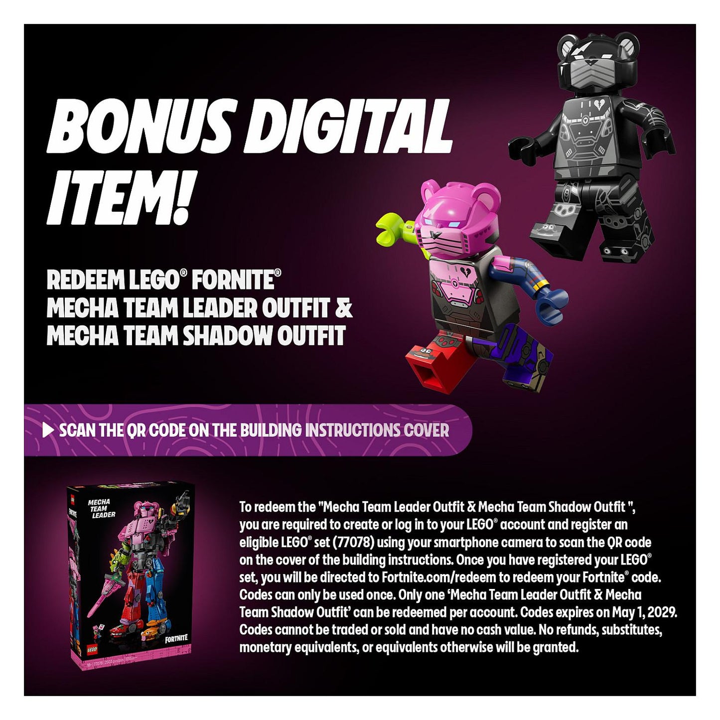 LEGO 77078 Fortnite Mecha-Anfhrer
