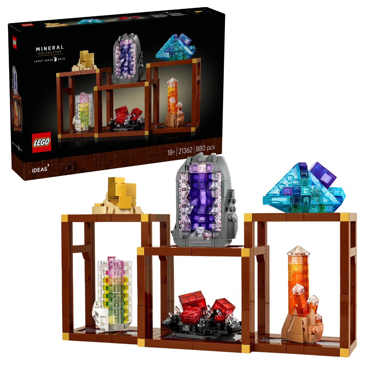 LEGO 21362 Ideas Mineraliensammlung