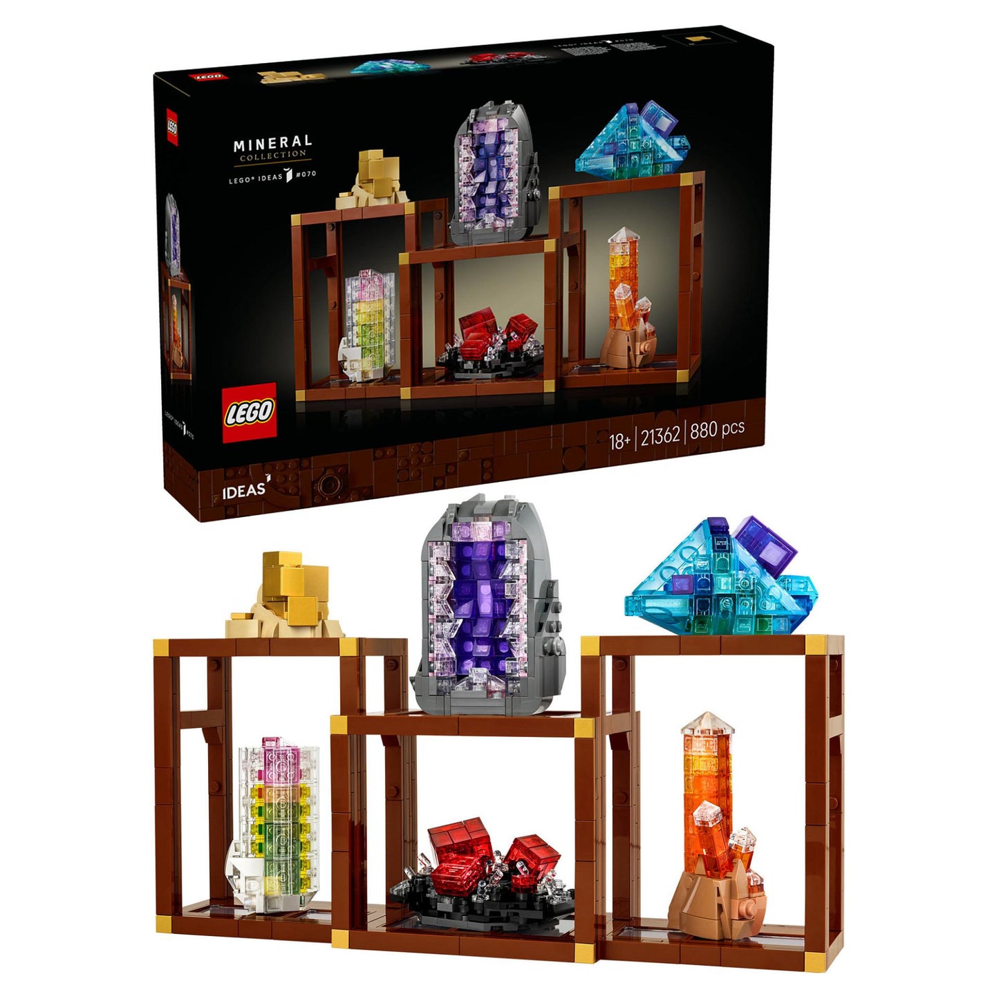 LEGO 21362 Ideas Mineraliensammlung