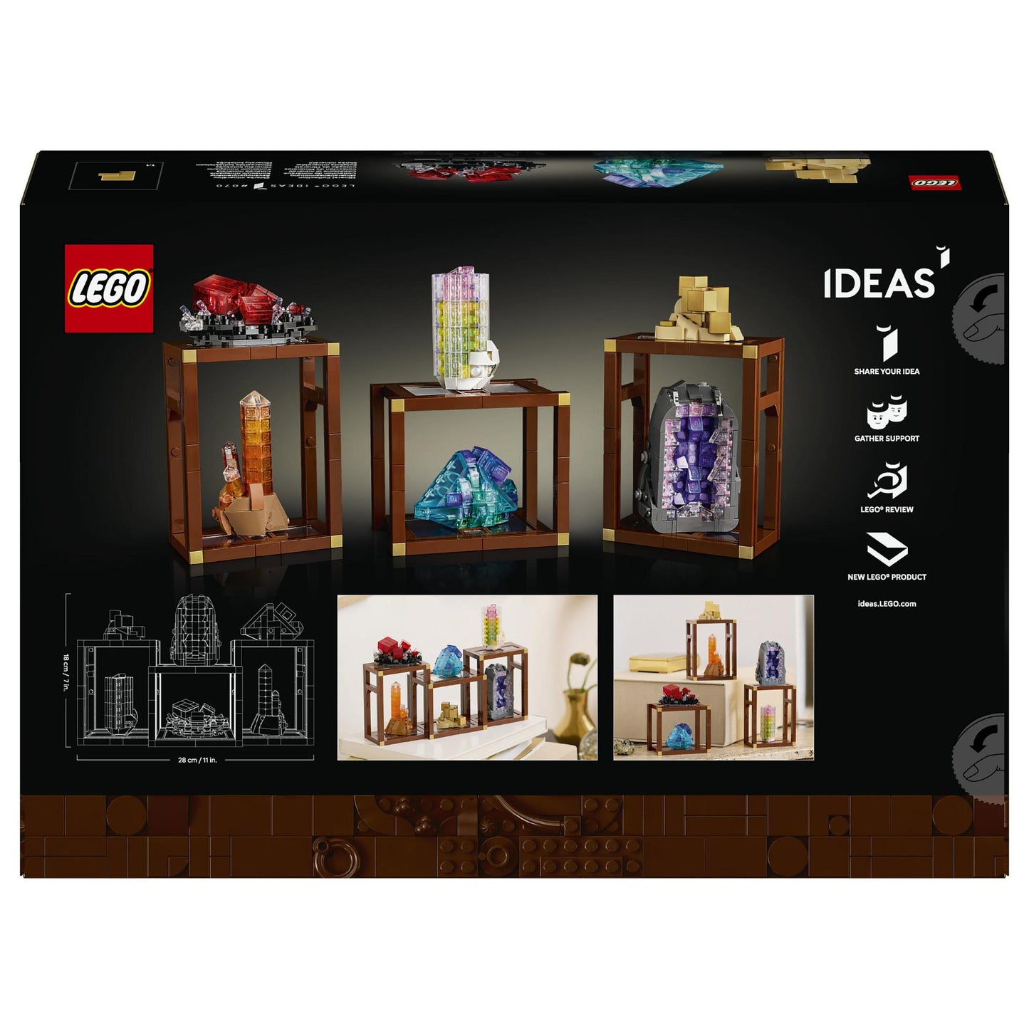 LEGO 21362 Ideas Mineraliensammlung