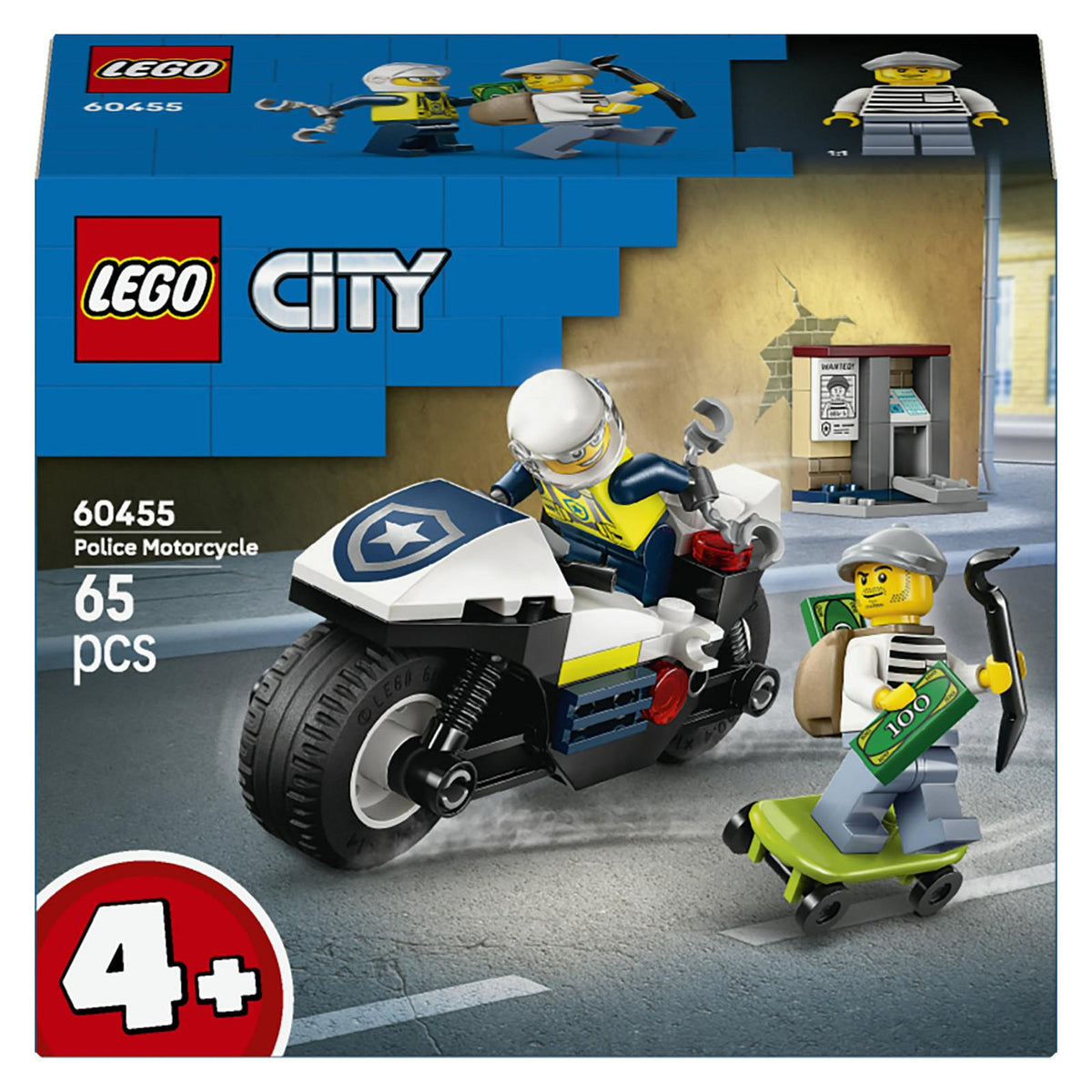 LEGO 60455 City Verfolgungsjagd mit dem Polizeimotorrad