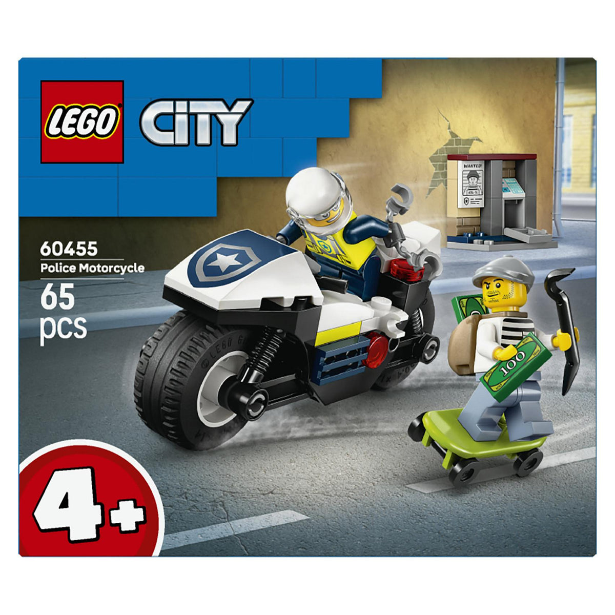 LEGO 60455 City Verfolgungsjagd mit dem Polizeimotorrad