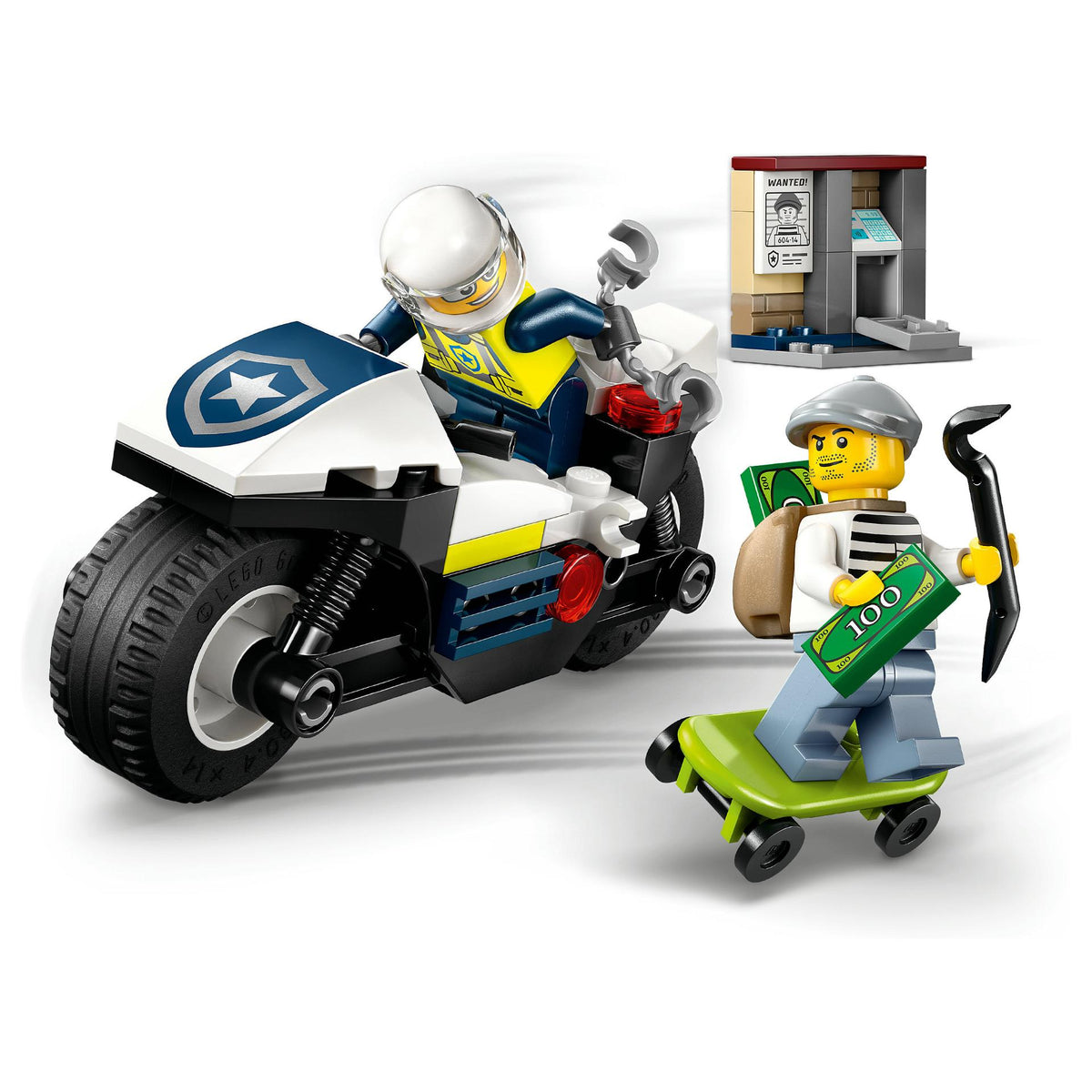LEGO 60455 City Verfolgungsjagd mit dem Polizeimotorrad