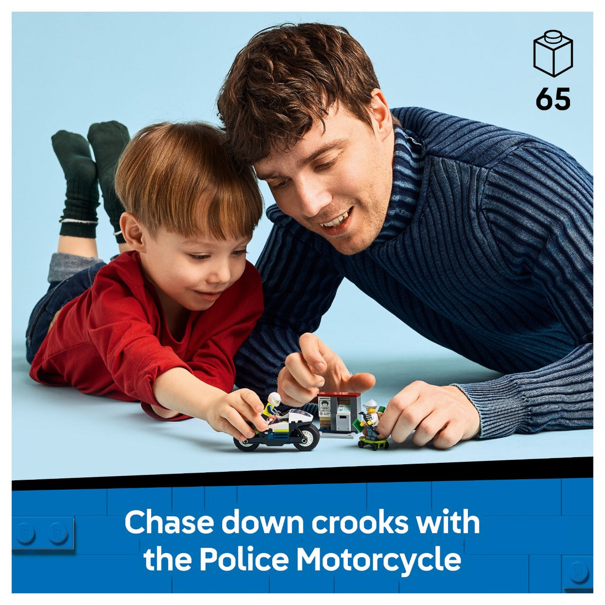 LEGO 60455 City Verfolgungsjagd mit dem Polizeimotorrad