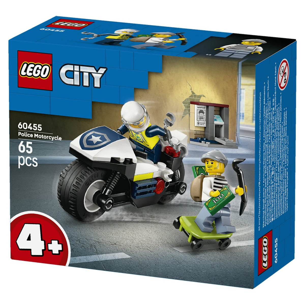 LEGO 60455 City Verfolgungsjagd mit dem Polizeimotorrad