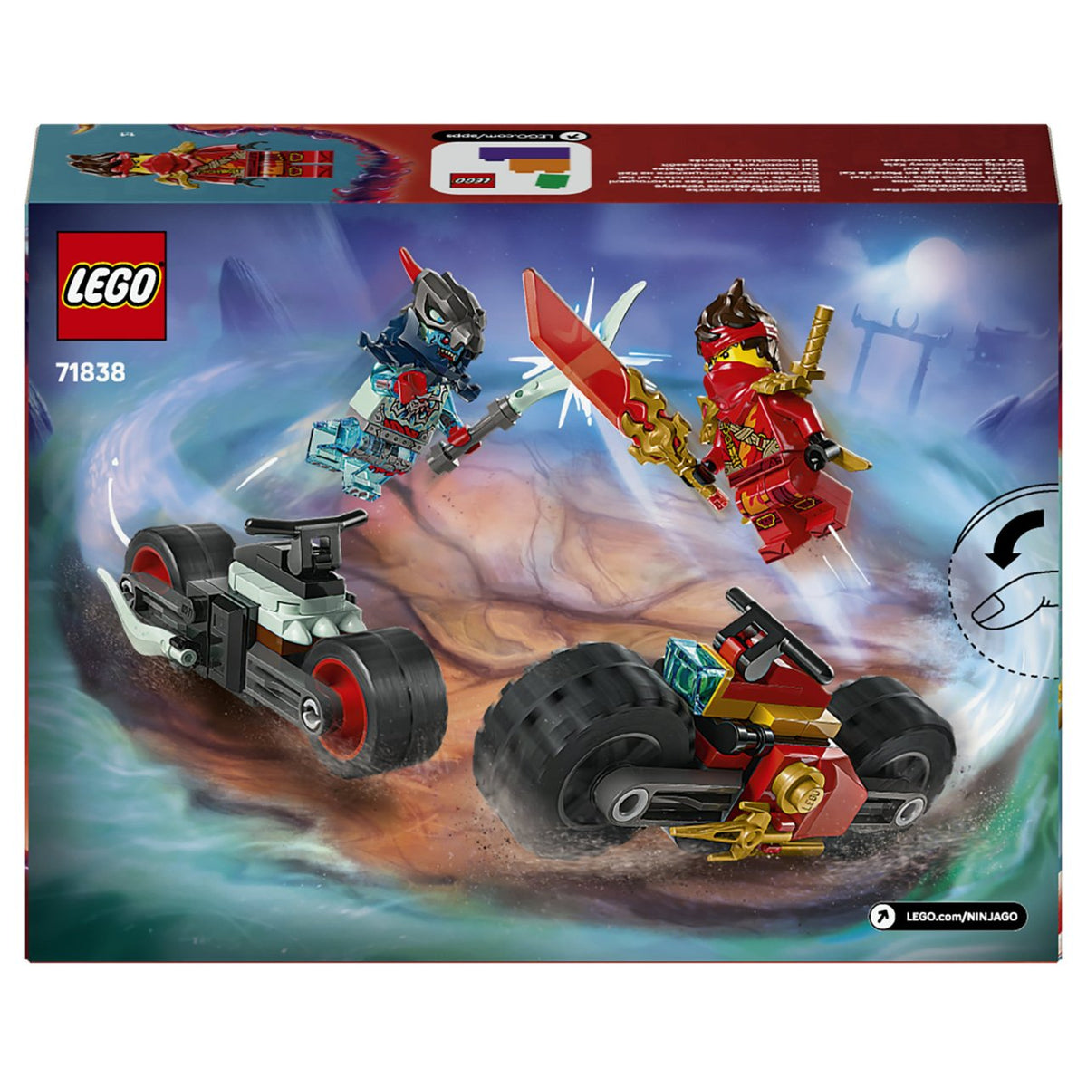 LEGO 71838 Ninjago Kais Motorradrennen