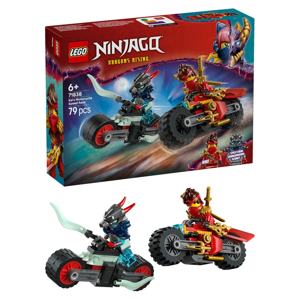 LEGO 71838 Ninjago Kais Motorradrennen