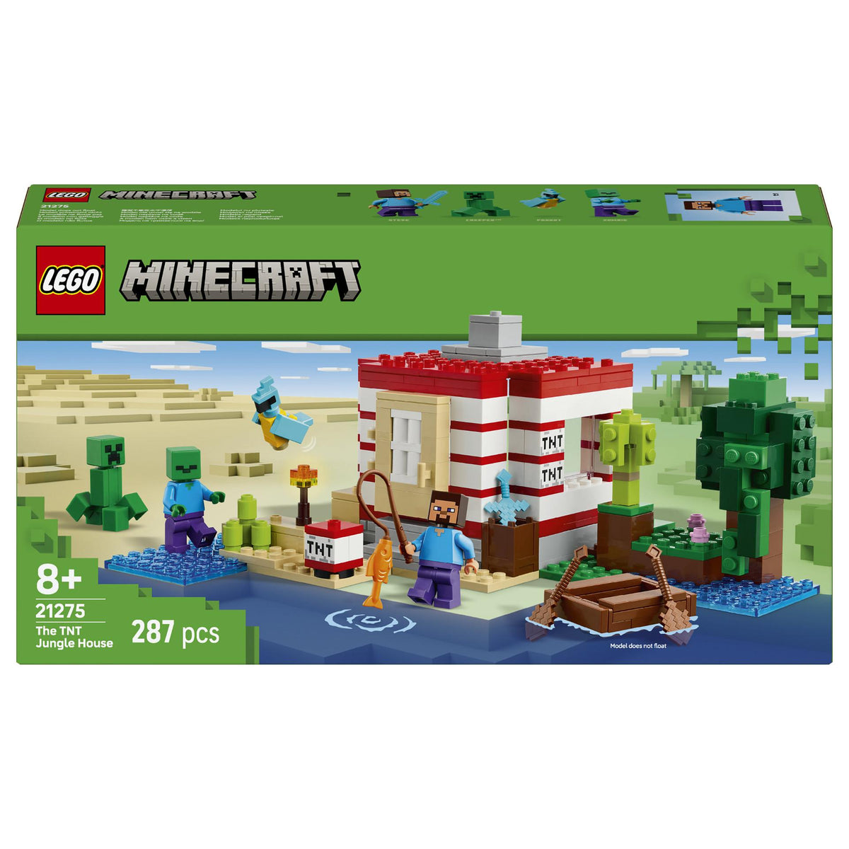 LEGO 21275 Minecraft Das TNT-Dschungelhaus