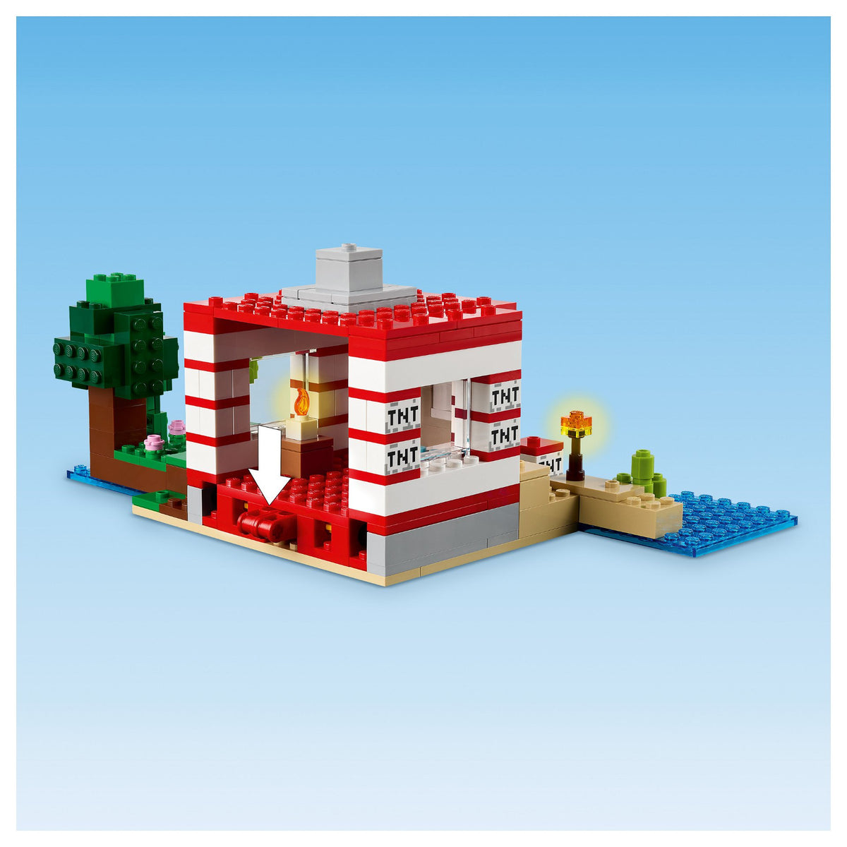 LEGO 21275 Minecraft Das TNT-Dschungelhaus